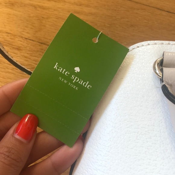 Kate Spade Mini-Rachelle Cream/Pebble Crossbody - Picture 2 of 8